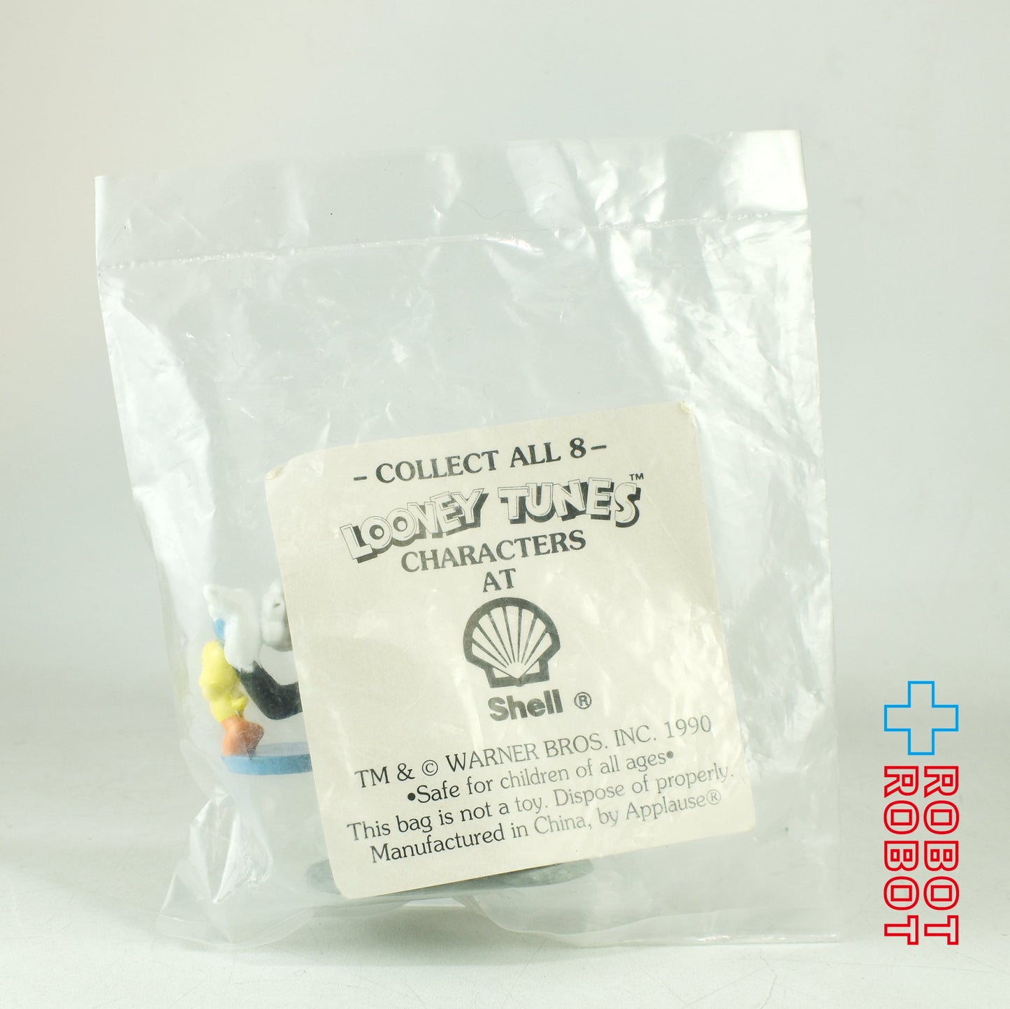 アプローズ社 シェル石油 ルーニー・テューンズ シルベスター＆トゥイーティー PVCフィギュア 1990 袋入未開封