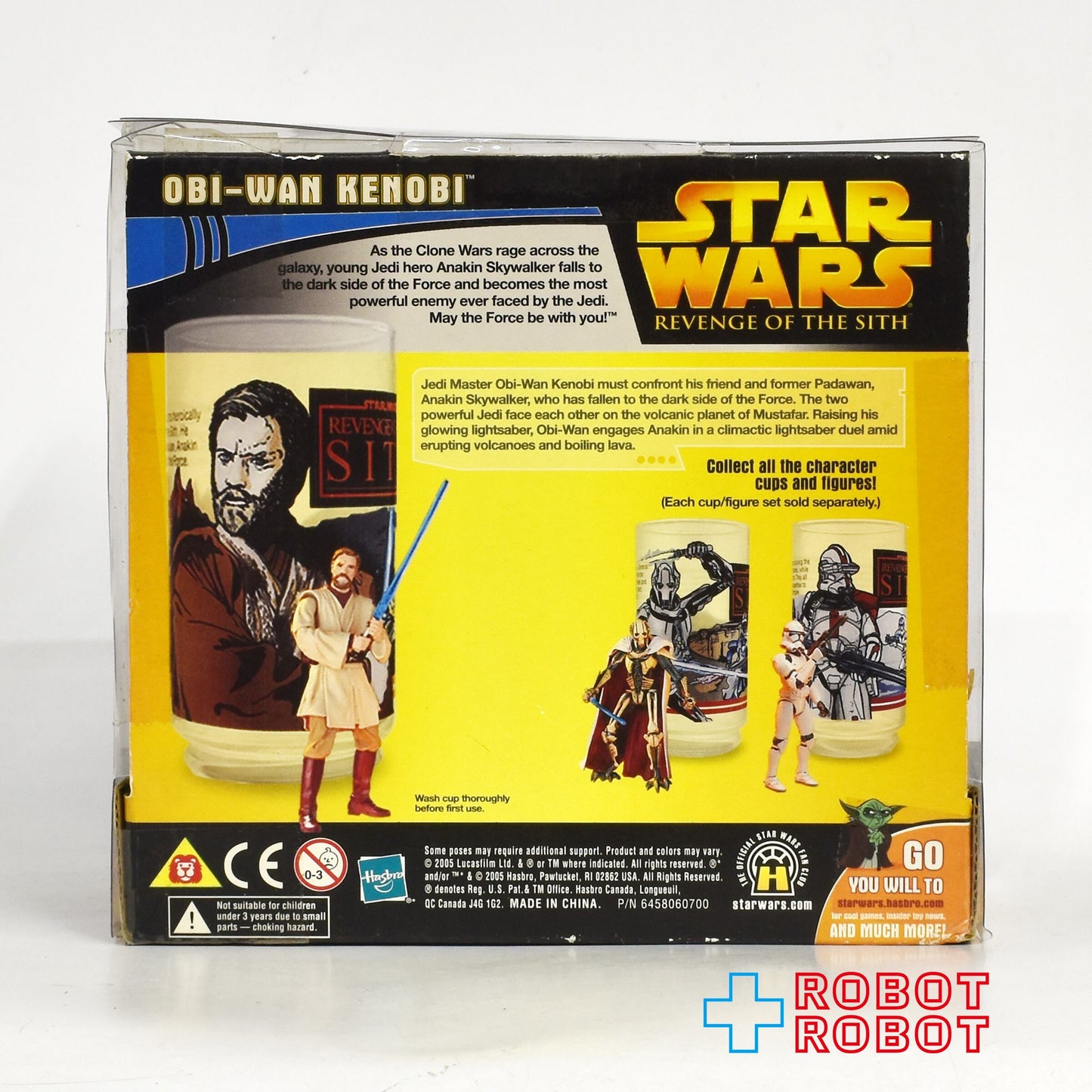 スター・ウォーズ  オビ＝ワン・ケノービ [ROTS] アクションフィギュア with カップ 国内版 未開封