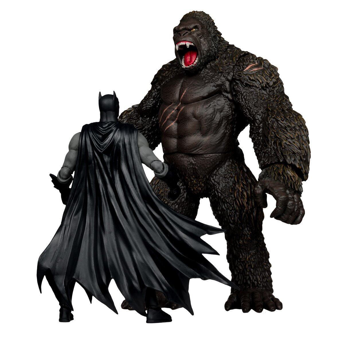 マクファーレン・トイズ DCマルチバース ジャスティス・リーグ vs. ゴジラ vs. コング バットマン vs. コング メガフィグ 2パック アクションフィギュア 未開封