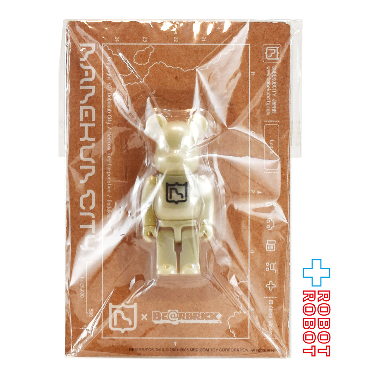 メディコム ベアブリック BE@RBRICK 100% 2005 ベイブキューブシティ 会員 限定 年賀状 ノベルティ 未開封 ４号店商品