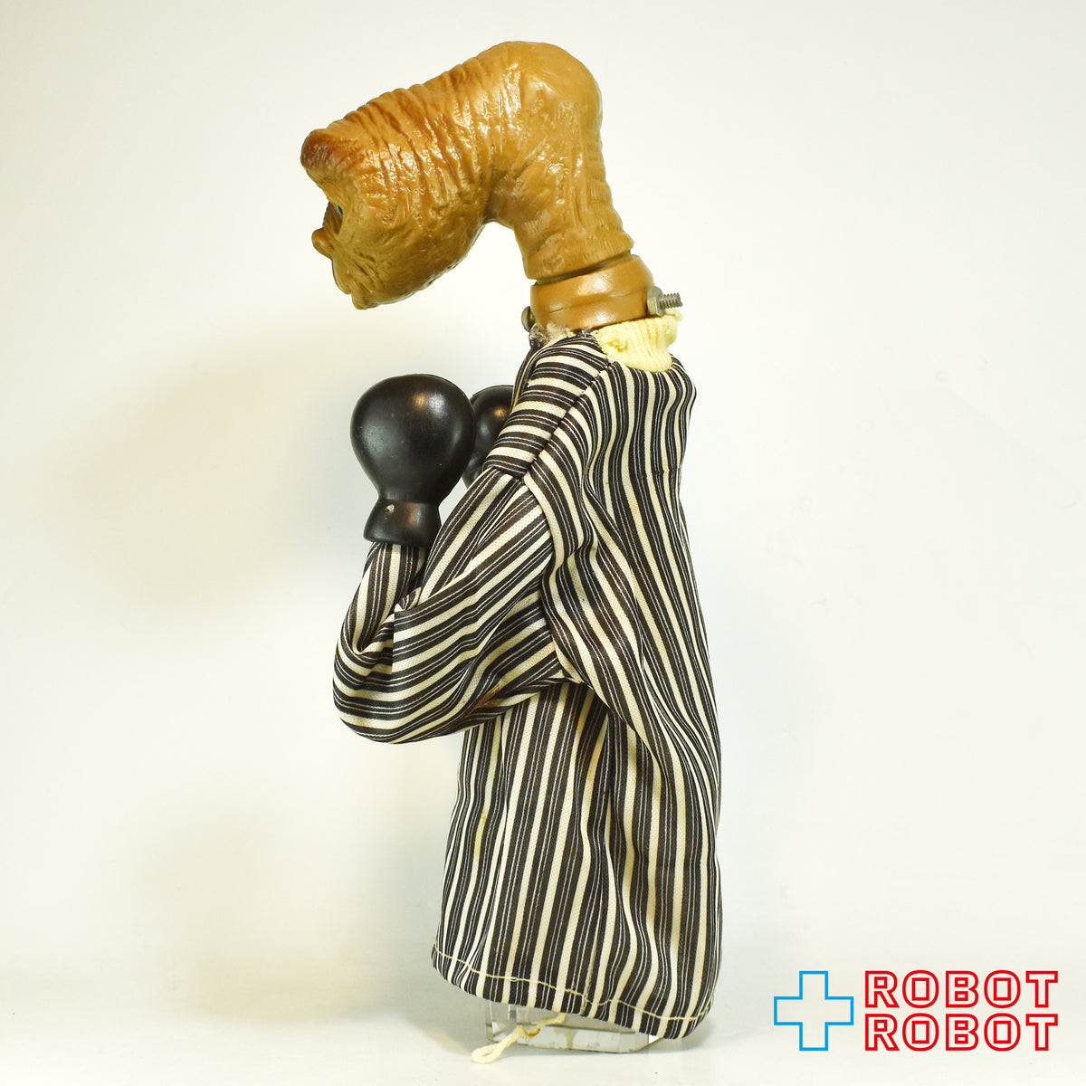 メーカー不明 E.T. ボクシングおもちゃ 白黒ストライプ