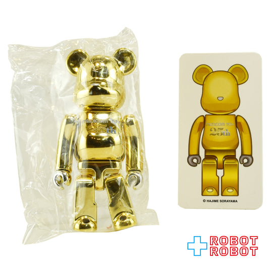 メディコム ベアブリック BE@RBRICK 100% [シリーズ 42] SECRET メディコム・トイ 25周年 金色 内袋未開封 カード無し 箱無し ４号店商品