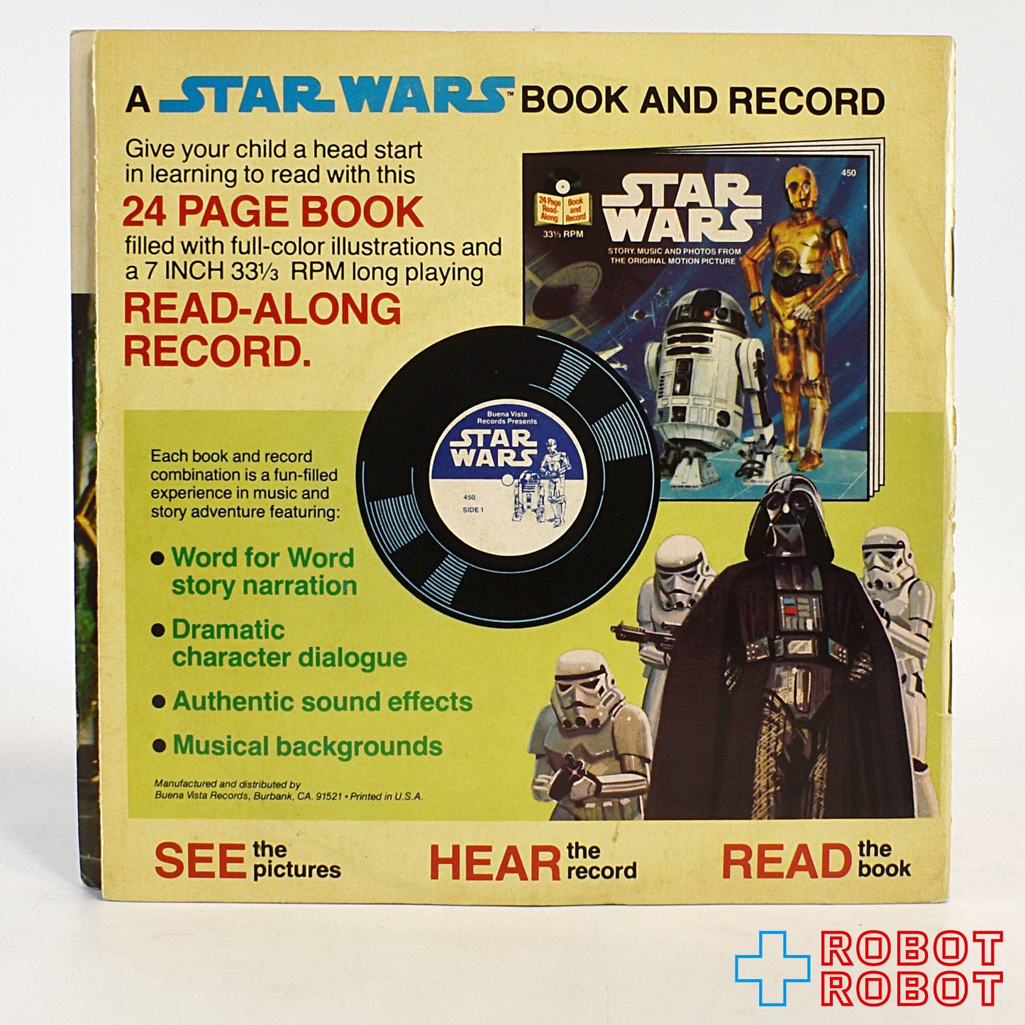 スター・ウォーズ ブック＆レコード 1977 ブエナビスタ社