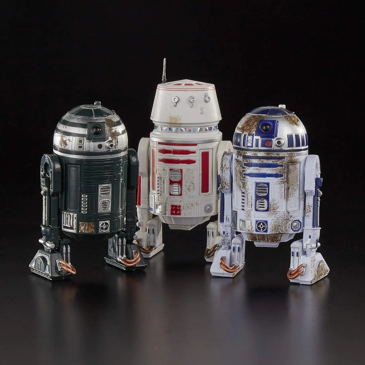 スター・ウォーズ ブラックシリーズ 限定 2018 レッド中隊ドロイド R2-D2 R2-X2 R5-D8 [ANH] 6インチフィギュア 3パック