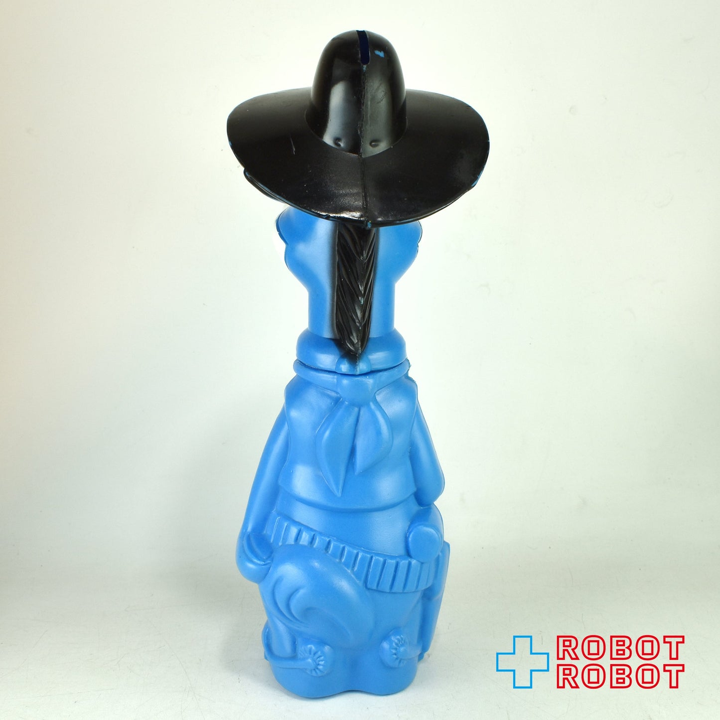 ピュレックス ハンナ・バーベラ マック(早射ちマック)  黒ハット 青ボディ  ソーキー バブルバスボトル フィギュア