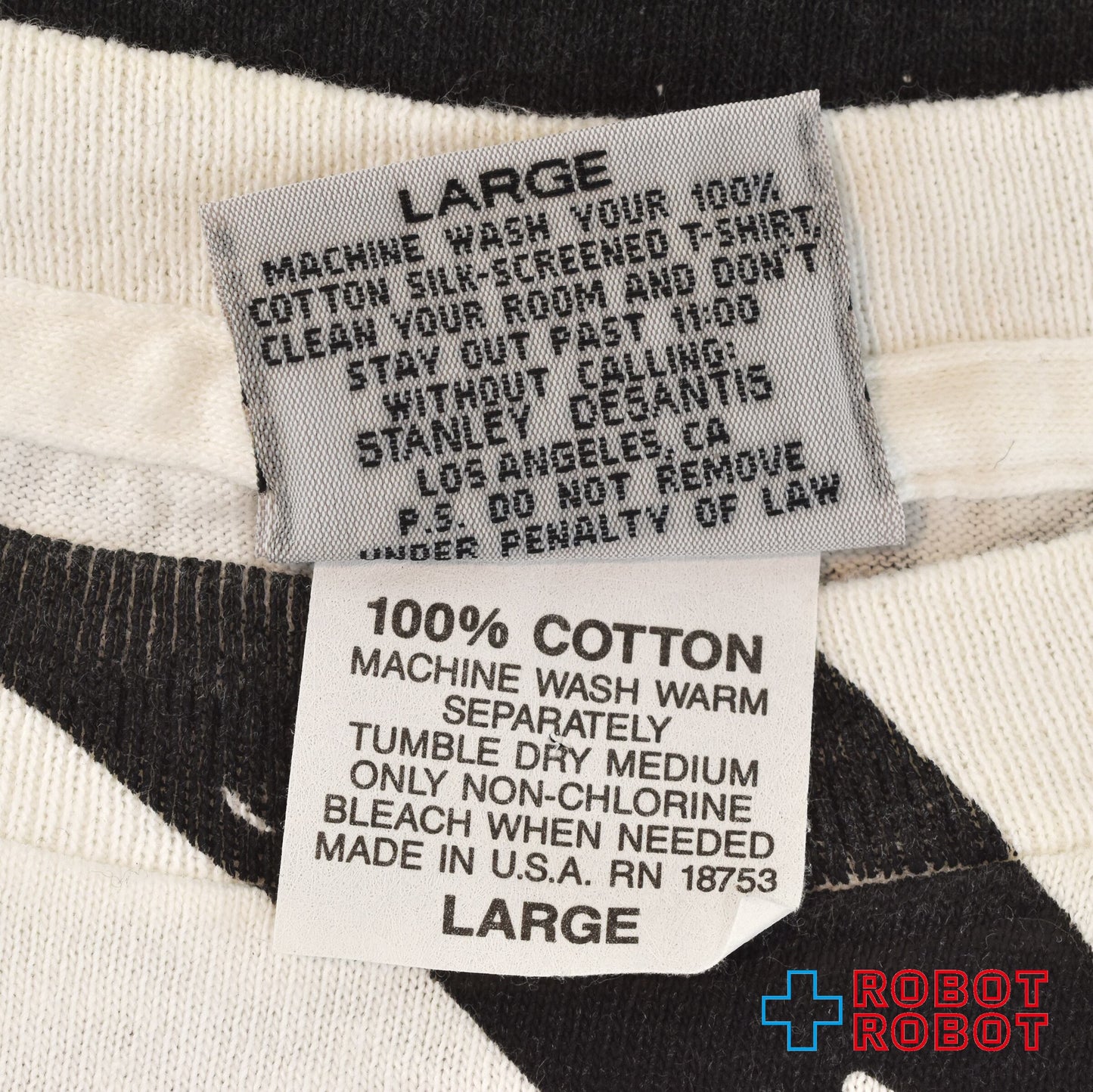 STANLEY DESANTIS ナイトメアー・ビフォア・クリスマス ロック ショック バレル Tシャツ Lサイズ 90s