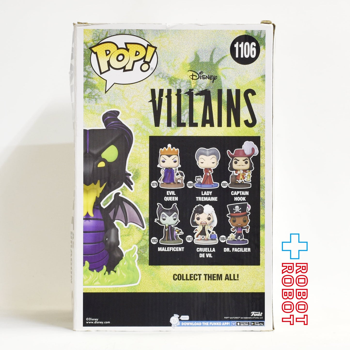 ファンコ POP! 1106 ディズニー ヴィランズ 眠れる森の美女 マレフィセント AS ドラゴン ビニールフィギュア 箱入