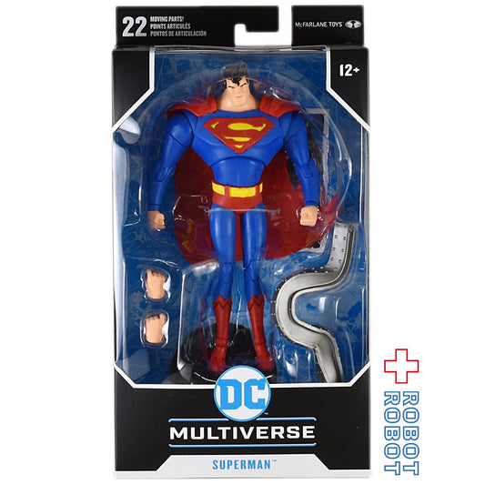 マクファーレン・トイズ DCマルチバース 7インチ #008 スーパーマンアニメイテッド アクションフィギュア