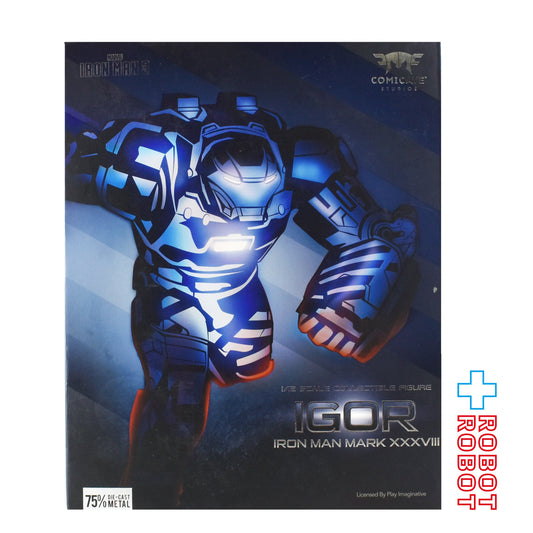 コミケイブスタジオ アイアンマン3 / アイアンマン イゴール マーク38 1/12 コレクティブル プレミアム アクションフィギュア 開封箱付