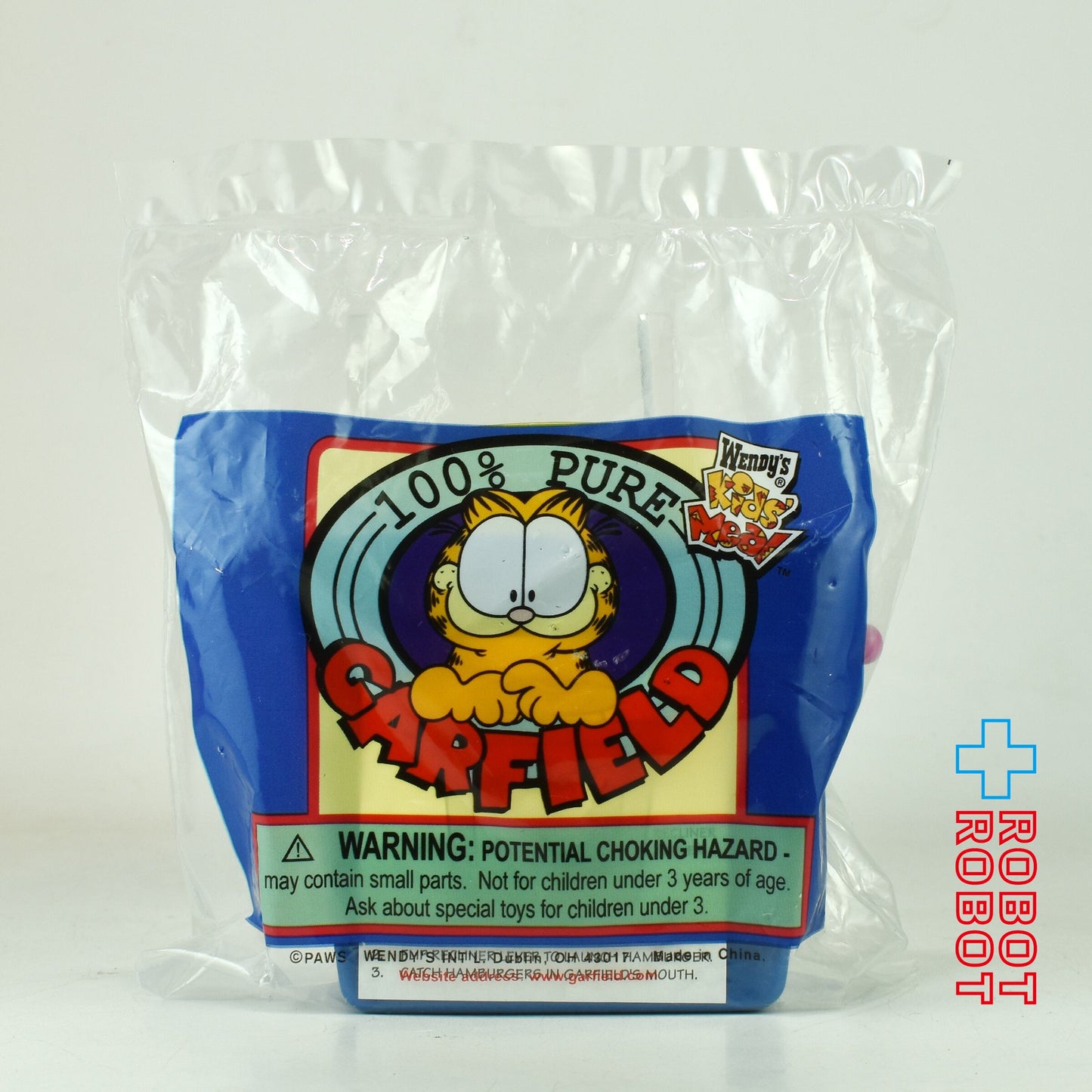 ウェンディーズ ガーフィールド テレビ ミールトイ 2001 袋入未開封