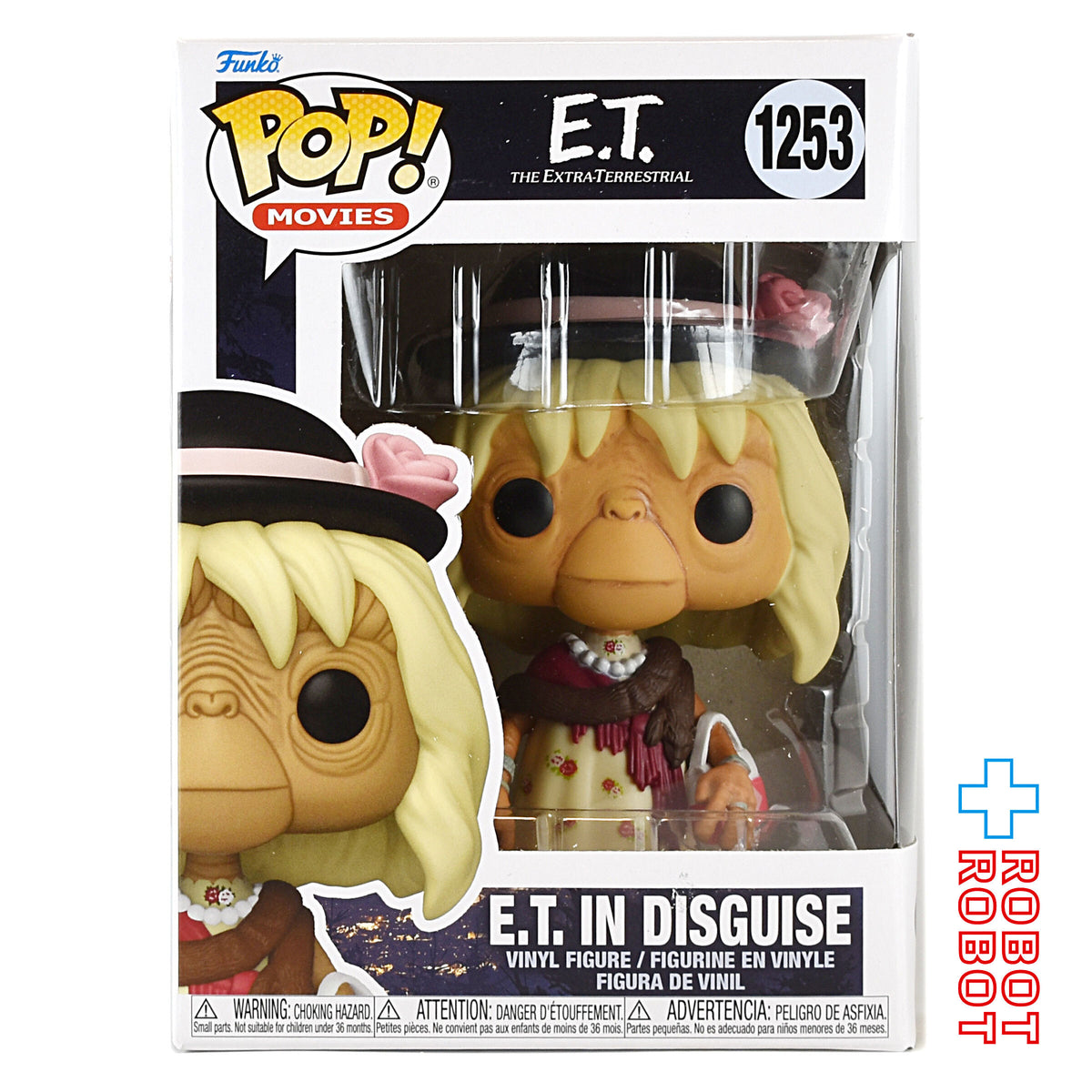 ファンコ POP! 1253 E.T. 40th E.T. 婦人 ビニールフィギュア 箱入未開封