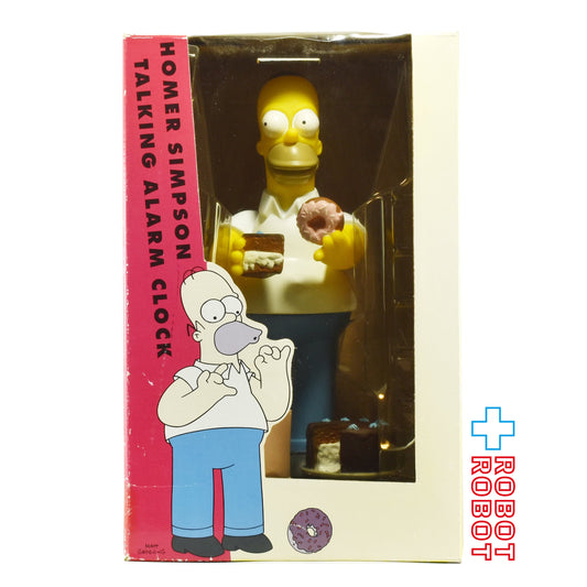 シンプソンズ ホーマー トーキング アラーム・クロック フィギュア ウェスコ社 1999 箱入