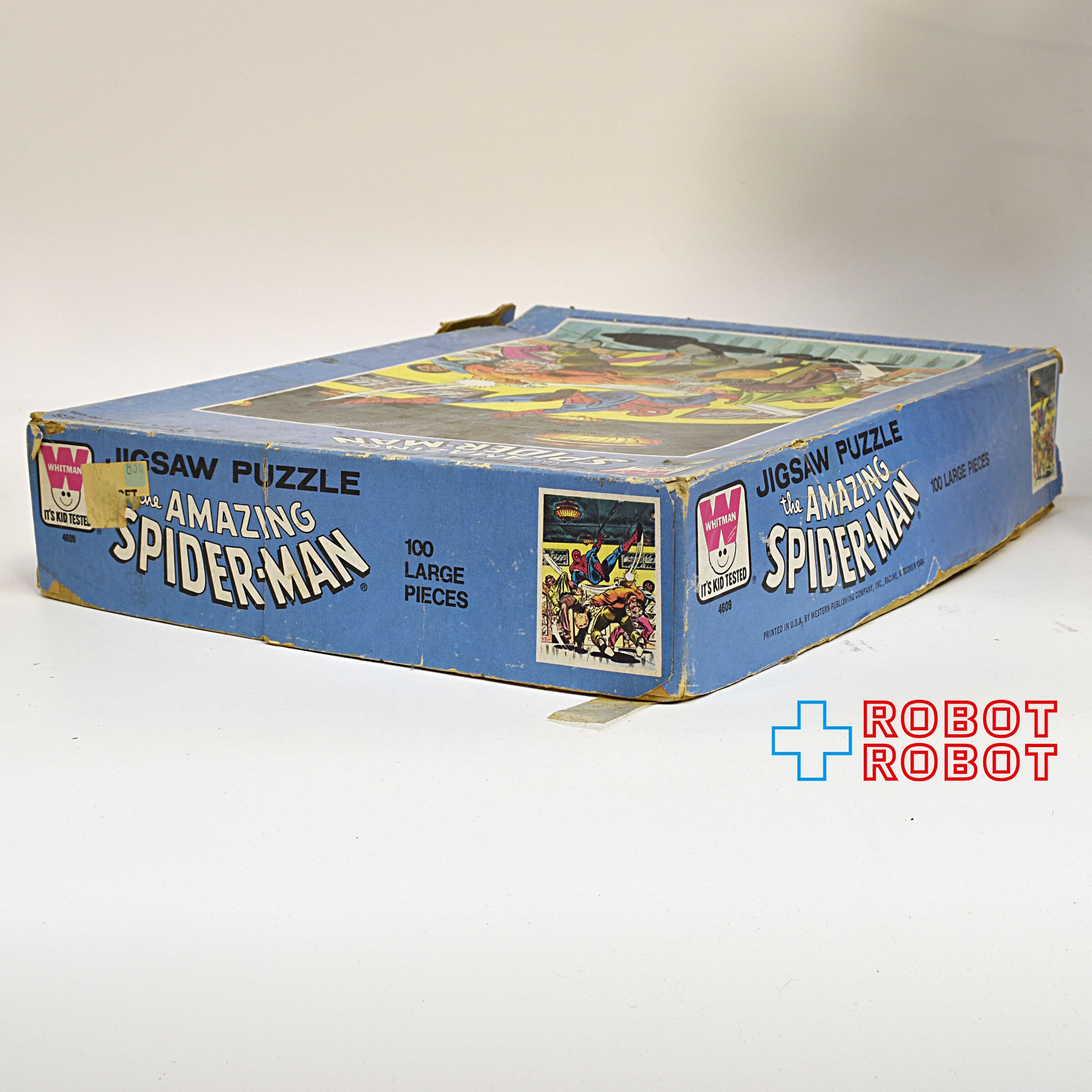 マーベル スパイダーマン 100ピース ジグゾーパズル 1978 開封品