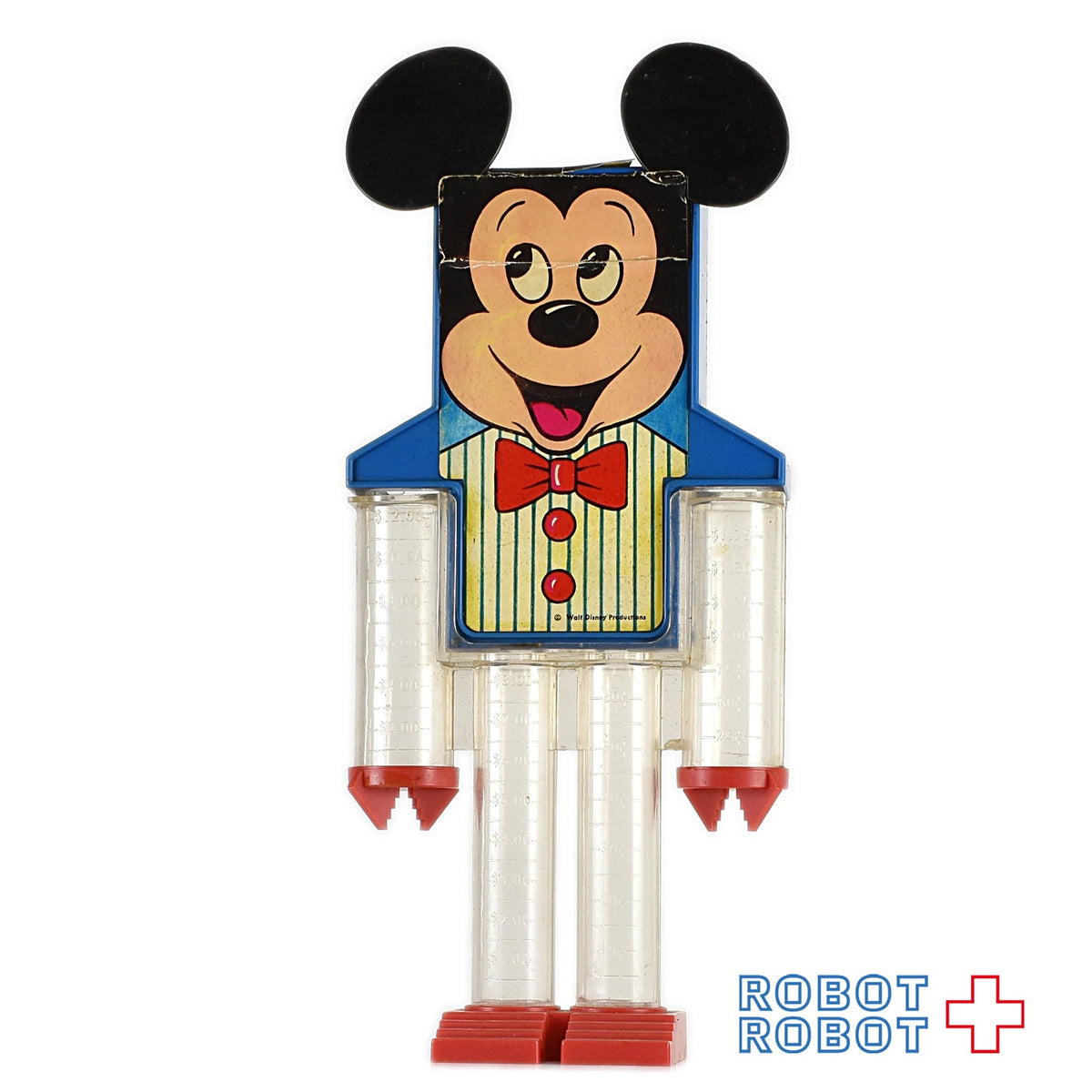 ディズニー ミッキーマウス コインカウンター プラスチック貯金箱 ウルヴァリン社 メイドインUSA