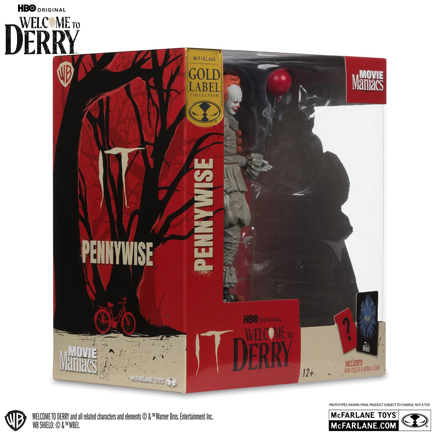 マクファーレン ムービー・マニアックス IT ウェルカム・トゥ・デリー ペニーワイズ 6インチ ポーズドスタチュー フィギュア 国内版 未開封