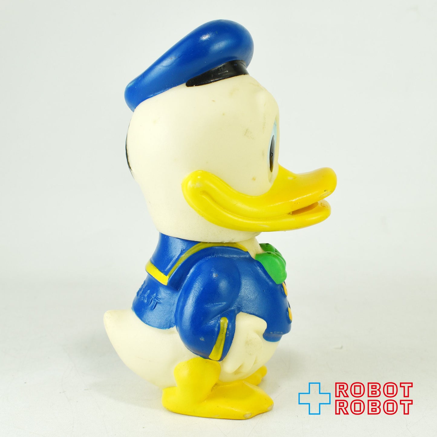 三菱銀行 ディズニー ドナルドダック 緑ネクタイ ソフビフィギュア