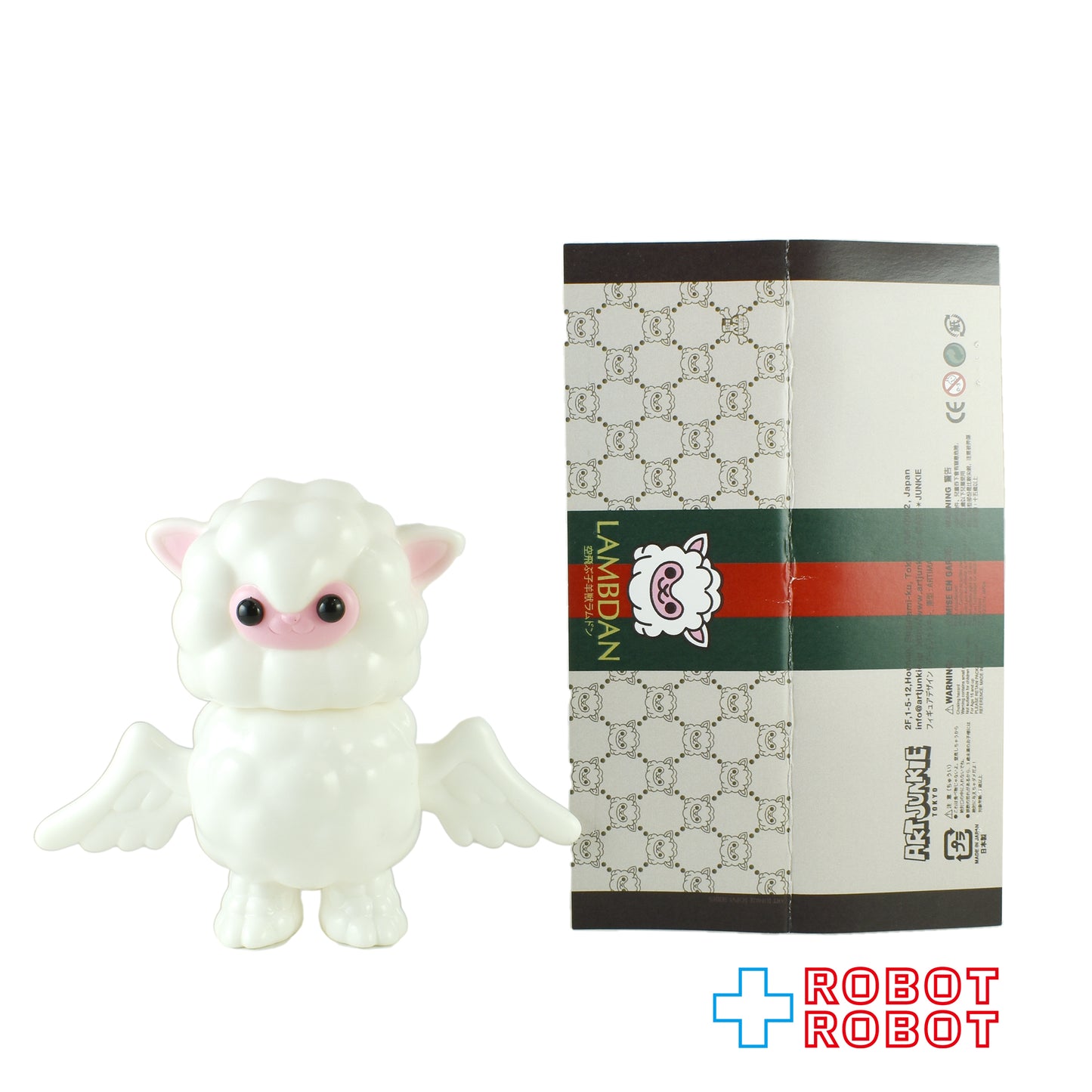 アートジャンキー 空飛ぶ子羊獣 ラムドン (ホワイト×ピンク) ソフビ