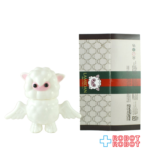 アートジャンキー 空飛ぶ子羊獣 ラムドン (ホワイト×ピンク) ソフビ