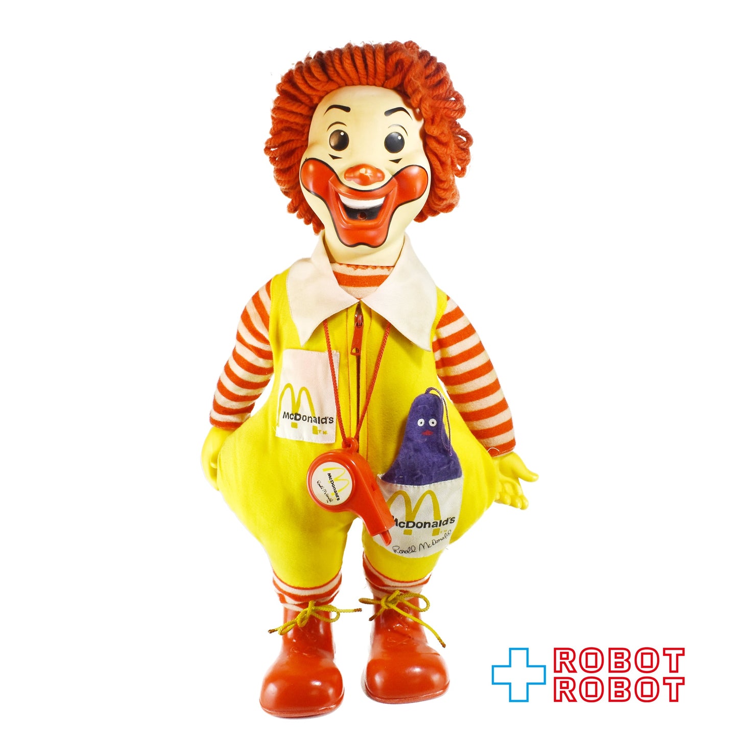 ハズブロ ロナルド・マクドナルド 笛付ビッグドール 1978 ※難あり