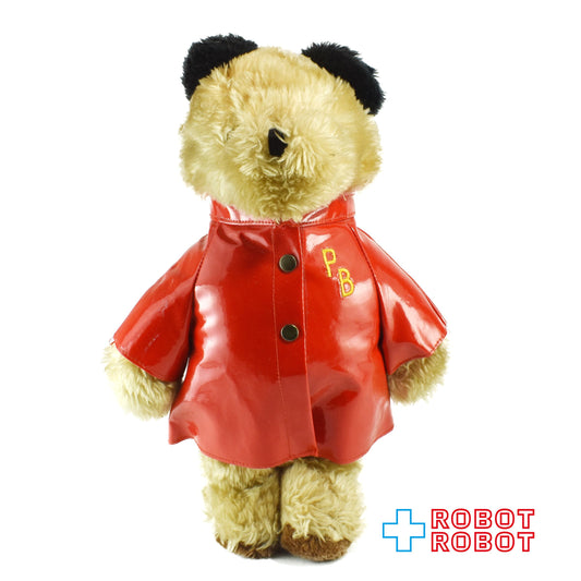 エデン社 くまのパディントン ぬいぐるみ人形 レインコート 1981