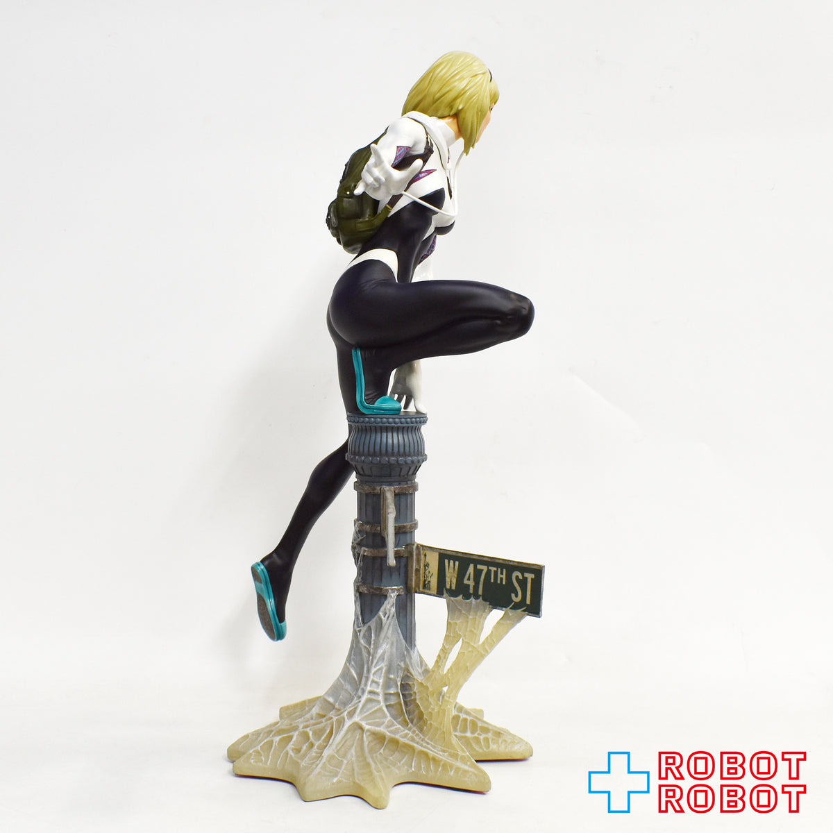 サイドショウ アーティストシリーズ スパイダーバース・コレクション スパイダー・グウェン by マーク・ブルックス スタチューフィギュア ※難有り