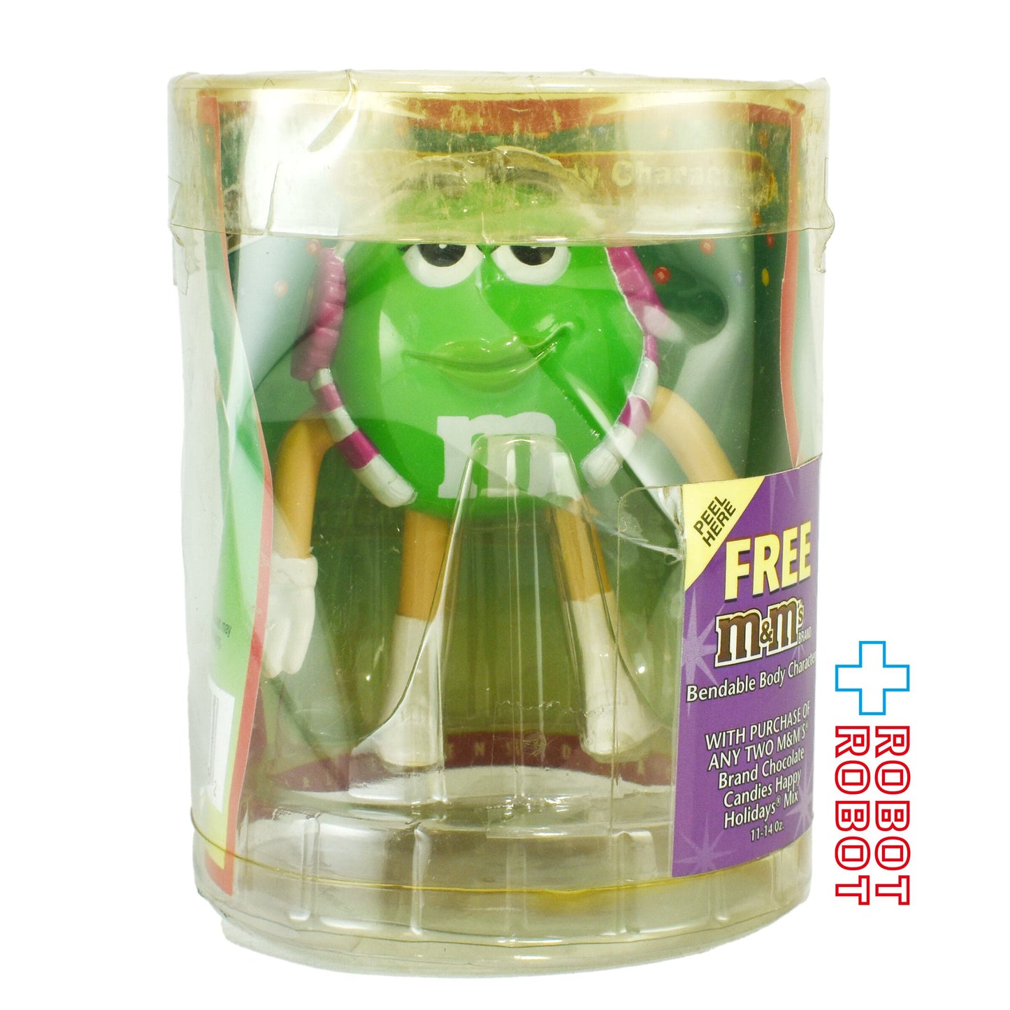 M&M's ベンダブル ボディー キャラクターズ エムアンドエムズ グリーン フィギュア 未開封