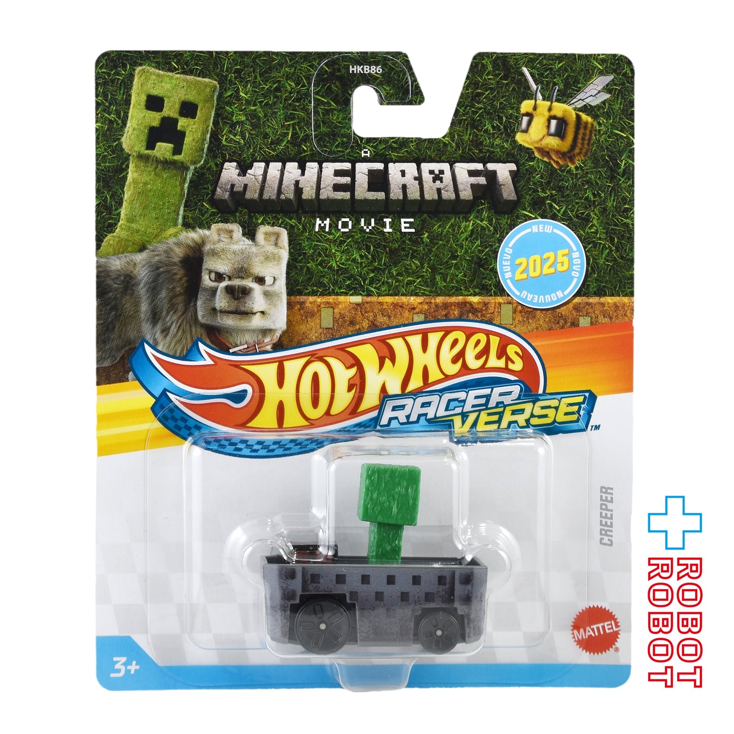 ホットウィール レーサーバース 2025 マインクラフト / ザ・ムービー クリーパー ダイキャスト メタルビークル ミニカー 未開封