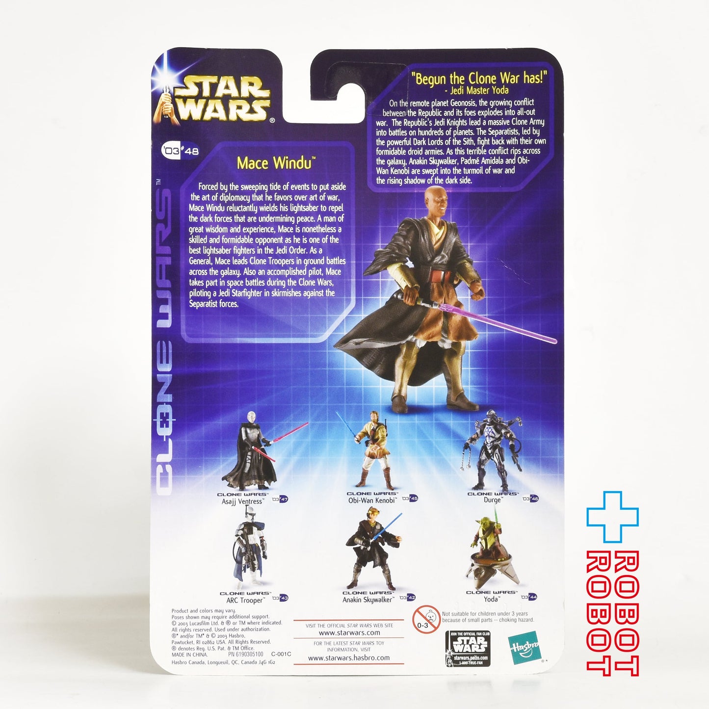 スター・ウォーズ CW2003 48 クローン・ウォーズ メイス・ウィンドゥ 3.75インチ アクションフィギュア 未開封