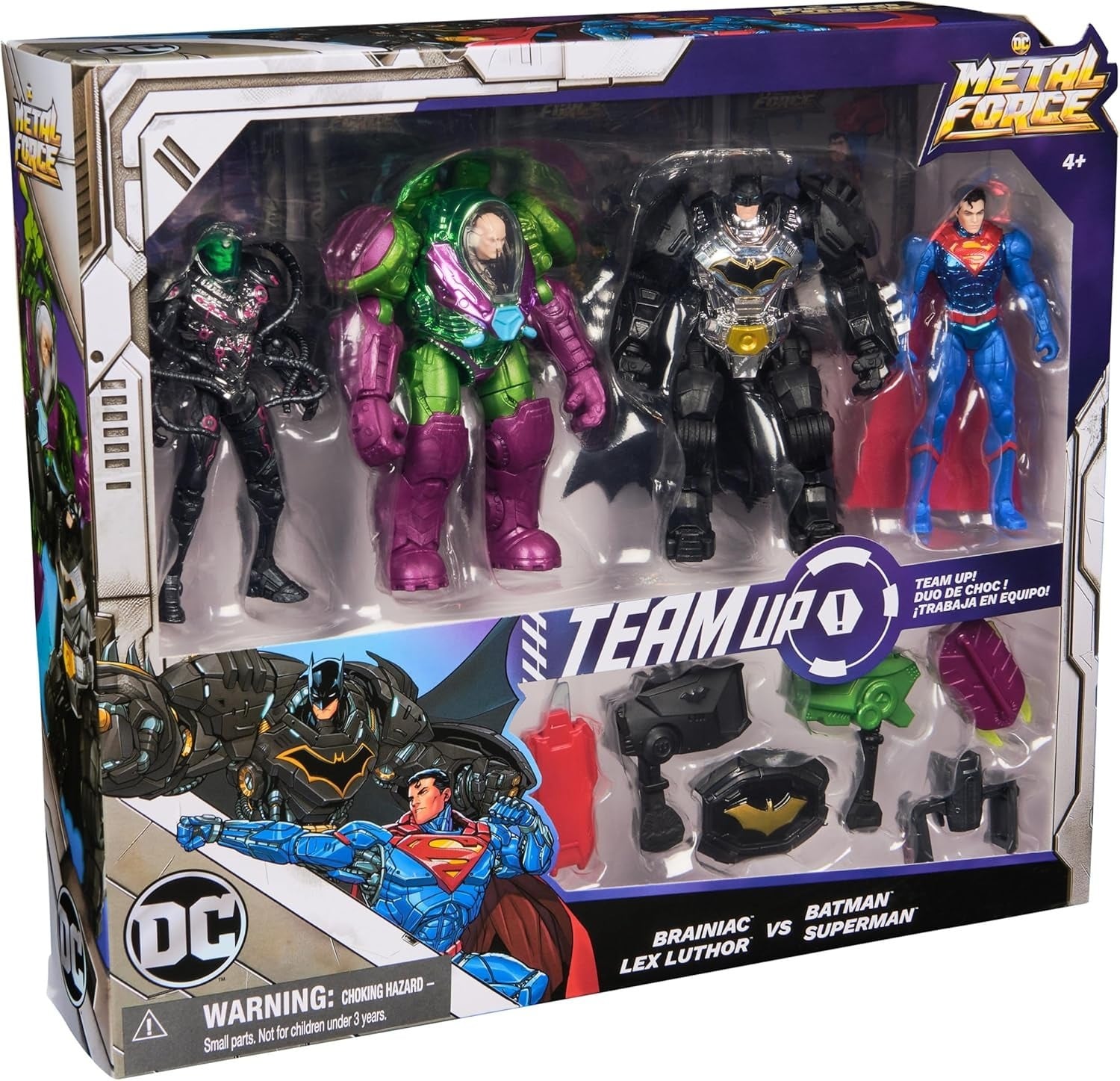 スピンマスター DC バットマン メタルフォース ブレイニアック