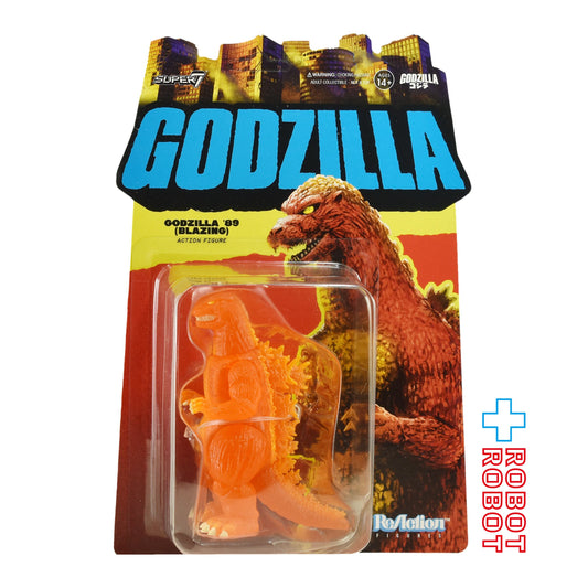 スーパー7 リ・アクション 東宝ゴジラ怪獣 ゴジラ '89 (バーニング) 3.75インチ アクションフィギュア 未開封