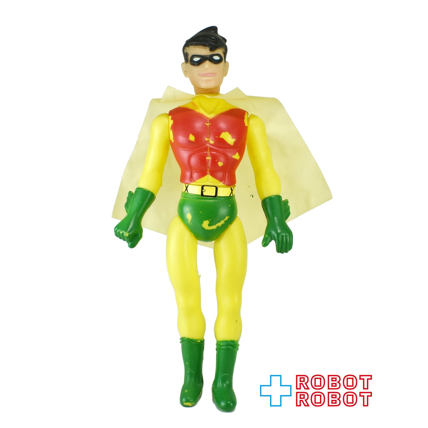 メキシコ製 DC ロビン (バットマン) 黄色ボディー ブロー成形 ポリ アクションフィギュア