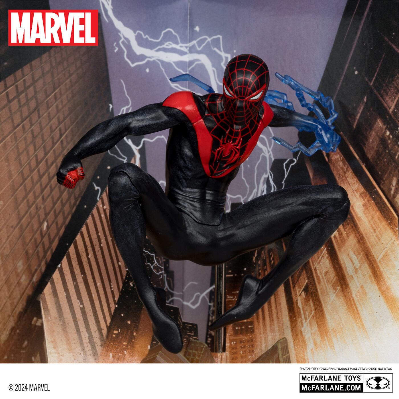 マクファーレン・トイズ マーベル シーン・フィギュア #009 マイルス・モラレス ダイク・ルアン / マイルス・モラレス スパイダーマン Vol.2 #1 1/10 スタチューフィギュア 未開封