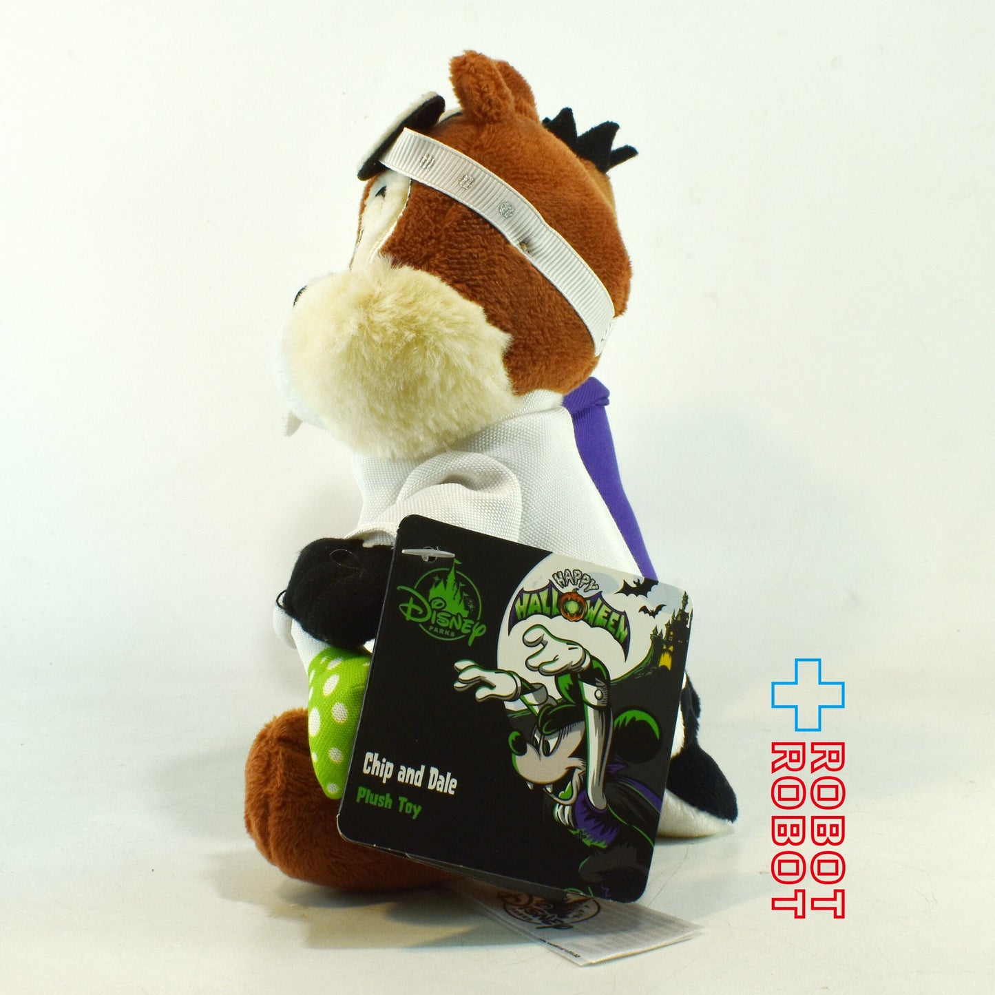 HKDL 香港ディズニーランド チップとデール ぬいぐるみ ハロウィン 紙タグ付き