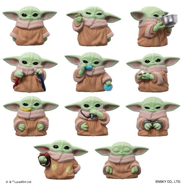 エンスカイ スター・ウォーズ マンダロリアン グローグー ソフビパペットマスコット 全11種 コンプリート 1BOX 未開封