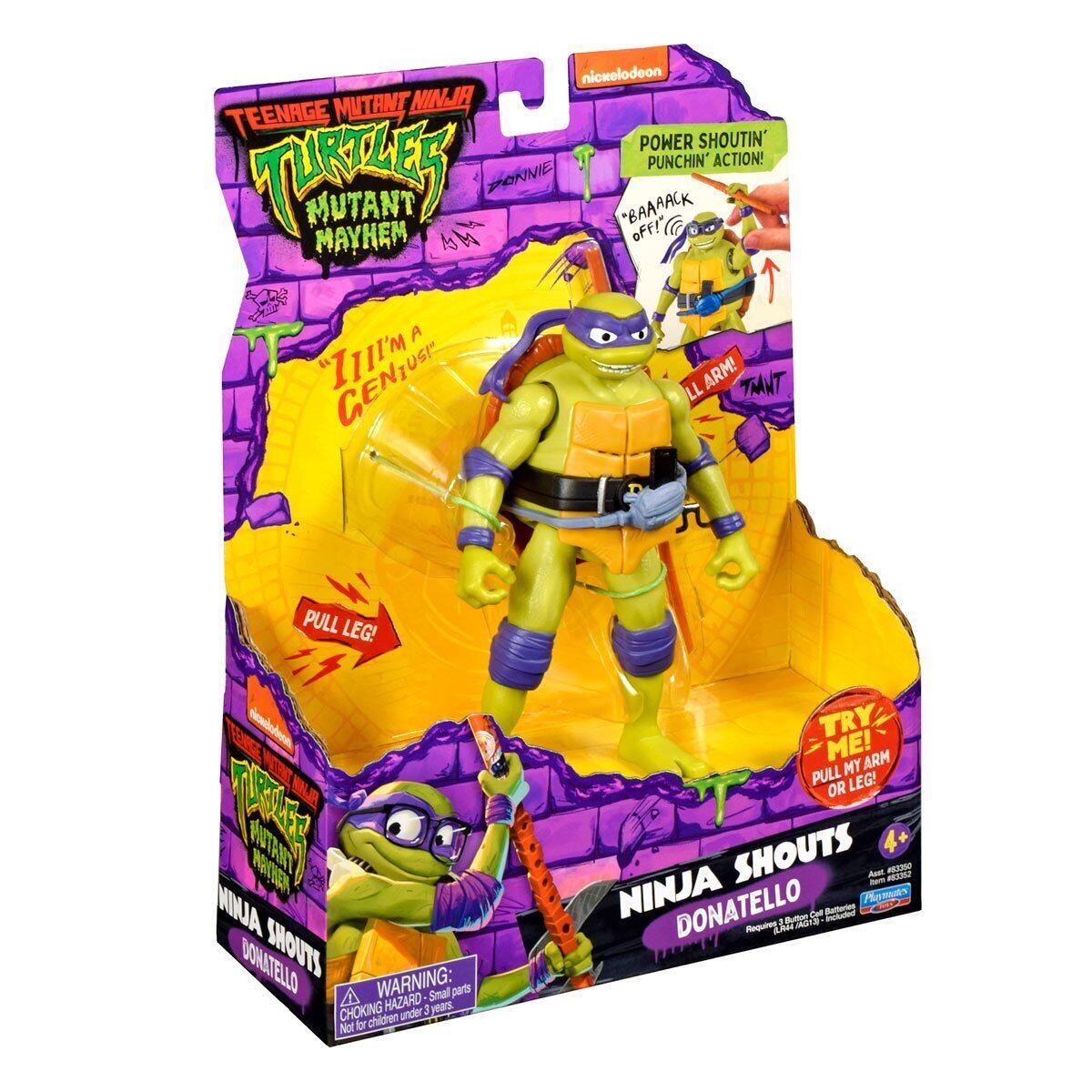 プレイメイツ タートルズ TMNT デラックス ニンジャ・シャウト