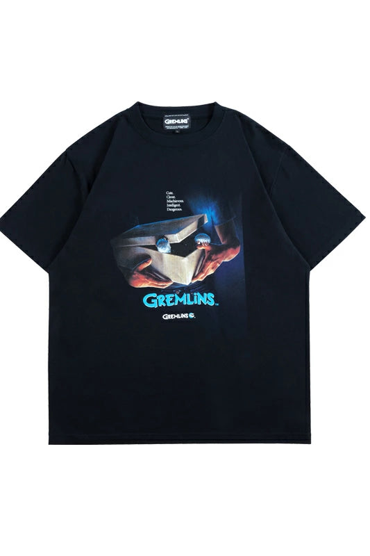 メディコム・トイ MLE グレムリン GREMLINS BOX ブラック Tシャツ 紙タグ付き Mサイズ