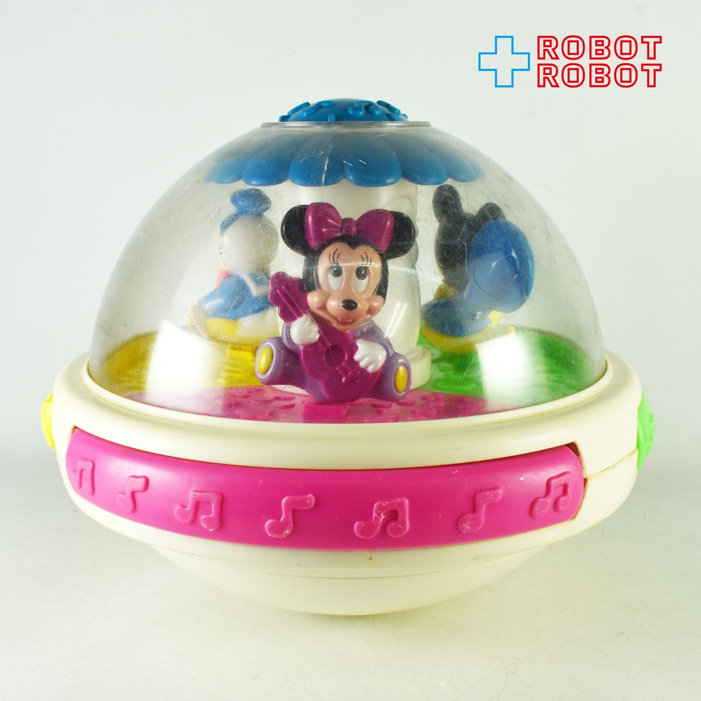 ディズニー ベビー ミッキー＆ミニー＆ドナルド  サウンド＆ライト ローリーポーリー おきあがりこぼし