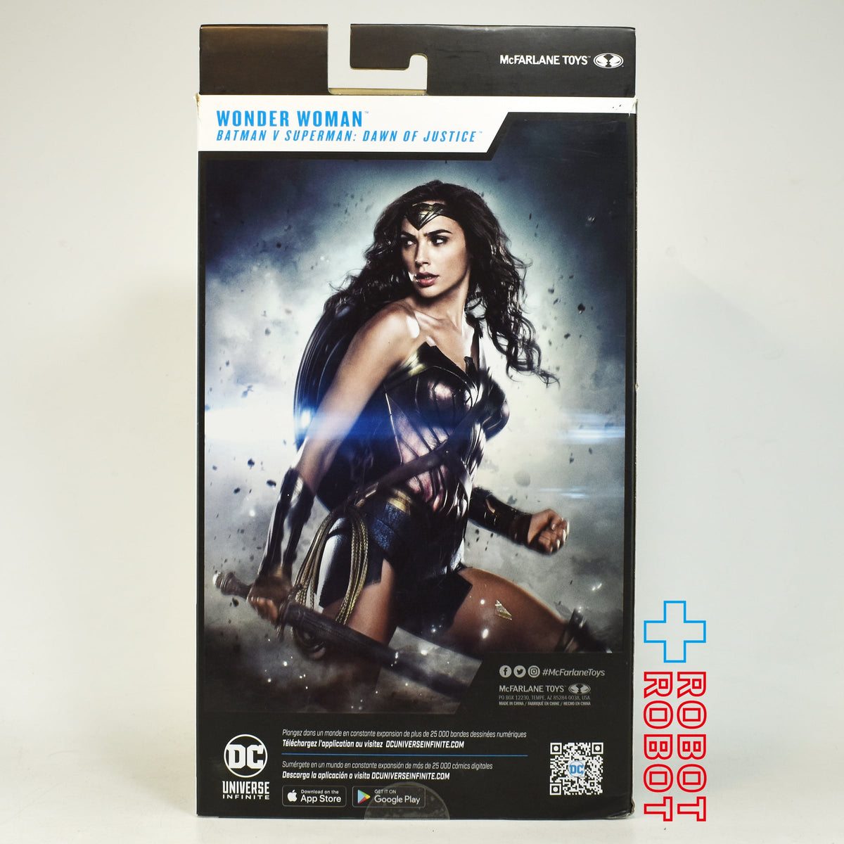 マクファーレン・トイズ DCマルチバース バットマン vs スーパーマン ジャスティスの誕生 ワンダーウーマン 7インチ アクションフィギュア 開封 完品