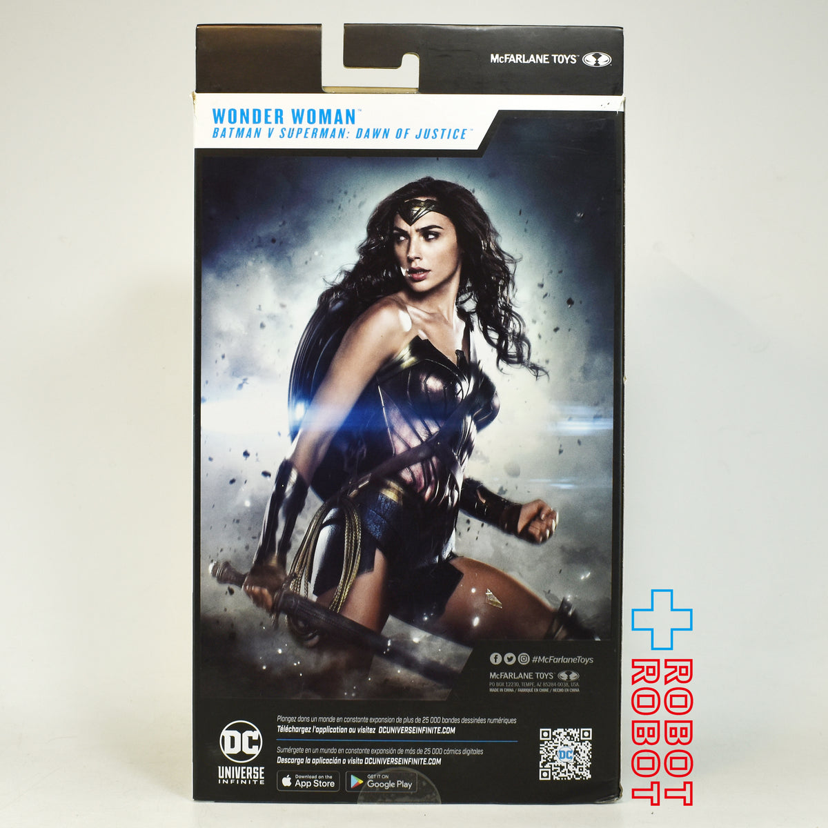 マクファーレン・トイズ DCマルチバース バットマン vs スーパーマン ジャスティスの誕生 ワンダーウーマン 7インチ アクションフィギュア 開封 完品