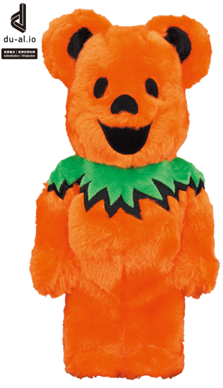 メディコム BE@RBRICK ベアブリック 400% グレイトフルデッドベア コスチューム Ver. オレンジ 未開封 ♦︎４号店商品 - ROBOTROBOT