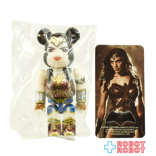 メディコム ベアブリック BE@RBRICK 100% [シリーズ 31] HERO 裏 バットマン vs スーパーマン ジャスティスの誕生 ワンダーウーマン 内袋未開封 カード有り 箱無し ４号店商品