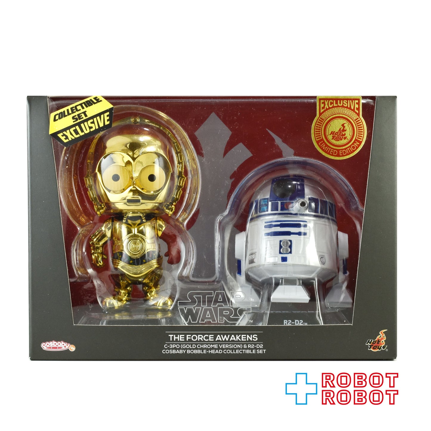 ホットトイズ コスベイビー スター・ウォーズ フォースの覚醒 C-3PO (ゴールドクローム Ver.) & R2-D2 フィギュア 未開封