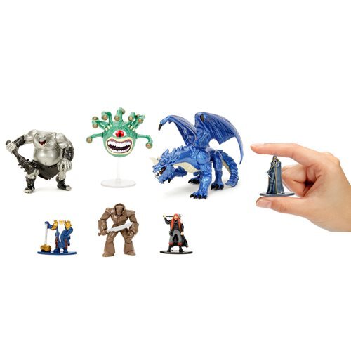 JADA TOYS ダンジョンズ & ドラゴンズ ナノメタルフィグズ デラックス ミニフィギュア 7パック