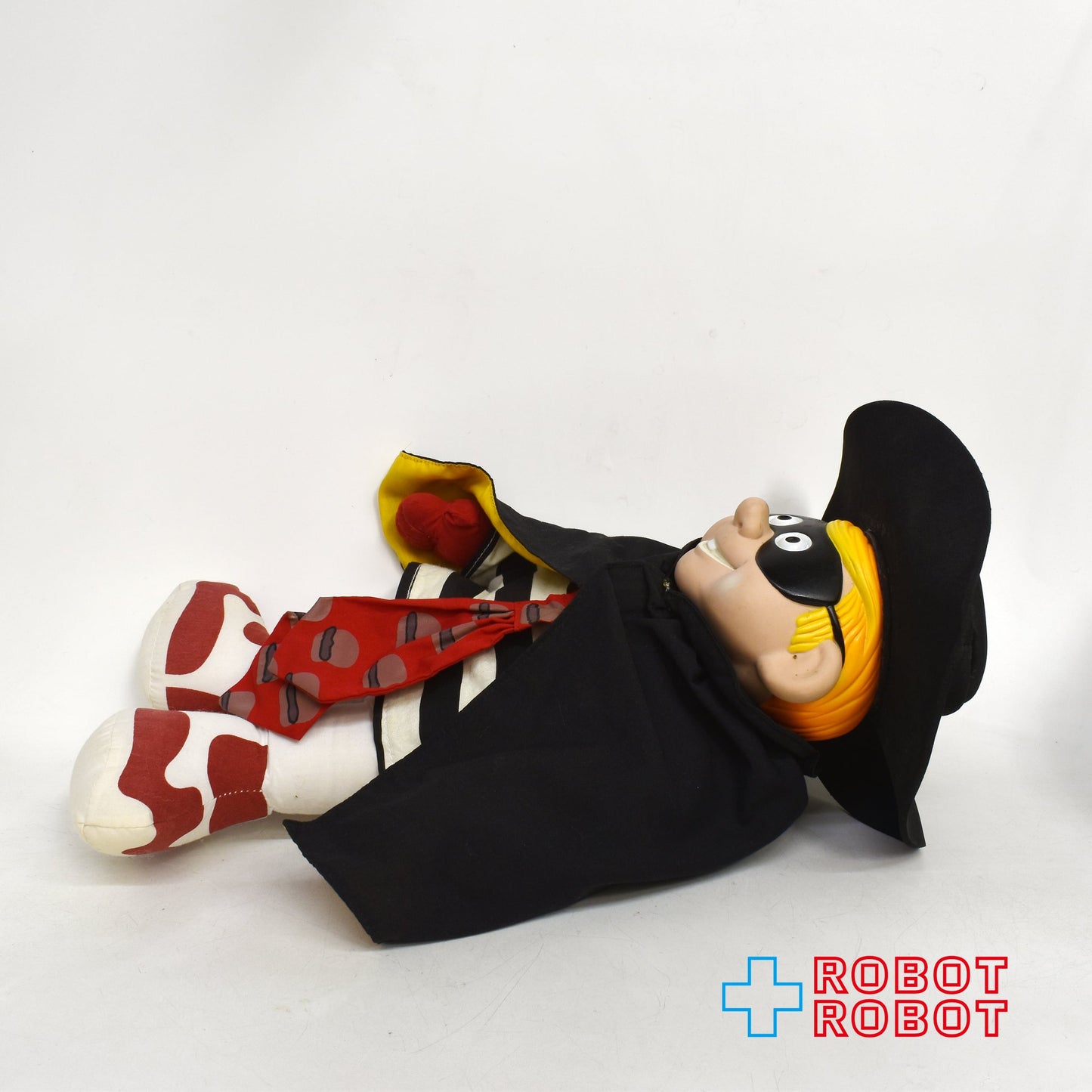 マクドナルド ハンバーグラー ビニールヘッド ウレタン帽子 ぬいぐるみ人形 40センチ 1987 ※ズボン無し