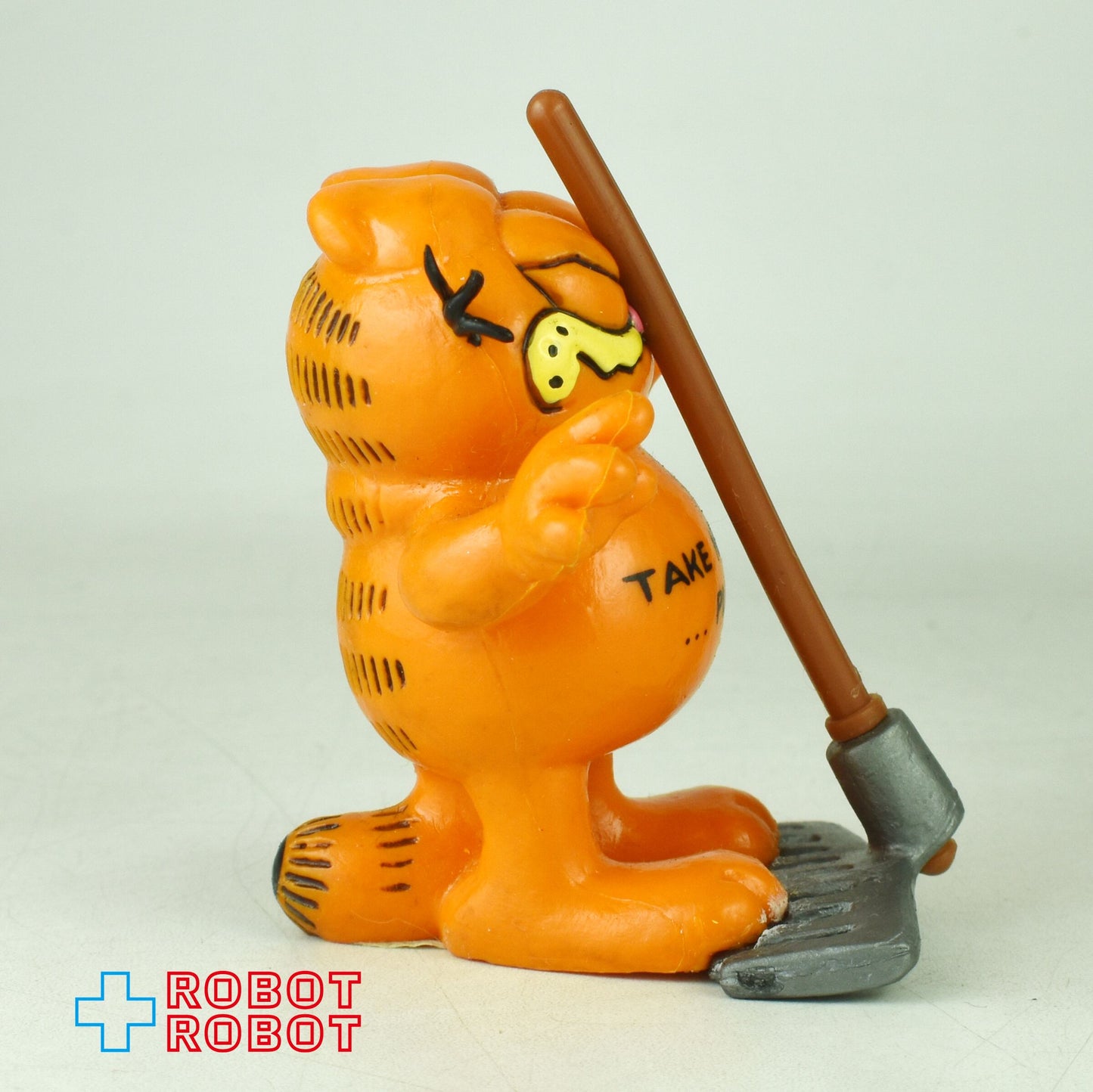 ブリー社 ガーフィールド PVCフィギュア w/ ほうき 仕事かわってくんない？ 西独