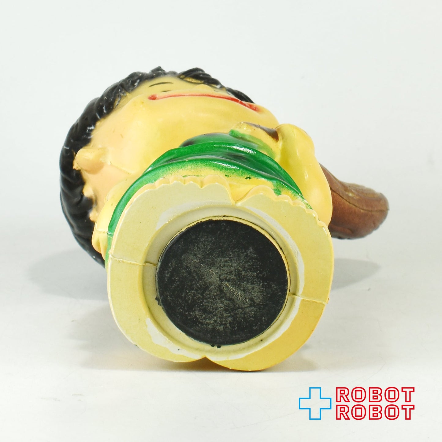 原始人の男の子 ソフビ貯金箱 バンク メイドイン・チャイナ