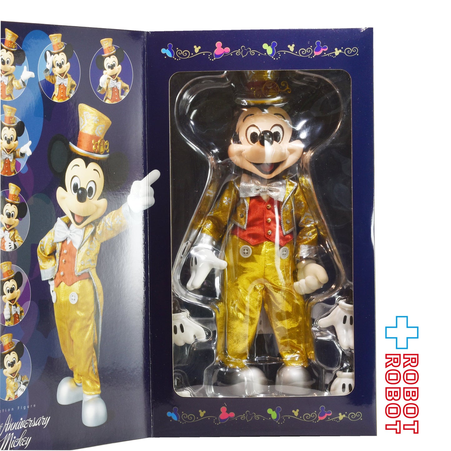 メディコム ディズニー 30周年 アニバーサリー ミッキーマウス 金色コスチューム 12インチ アクションフィギュア箱入
