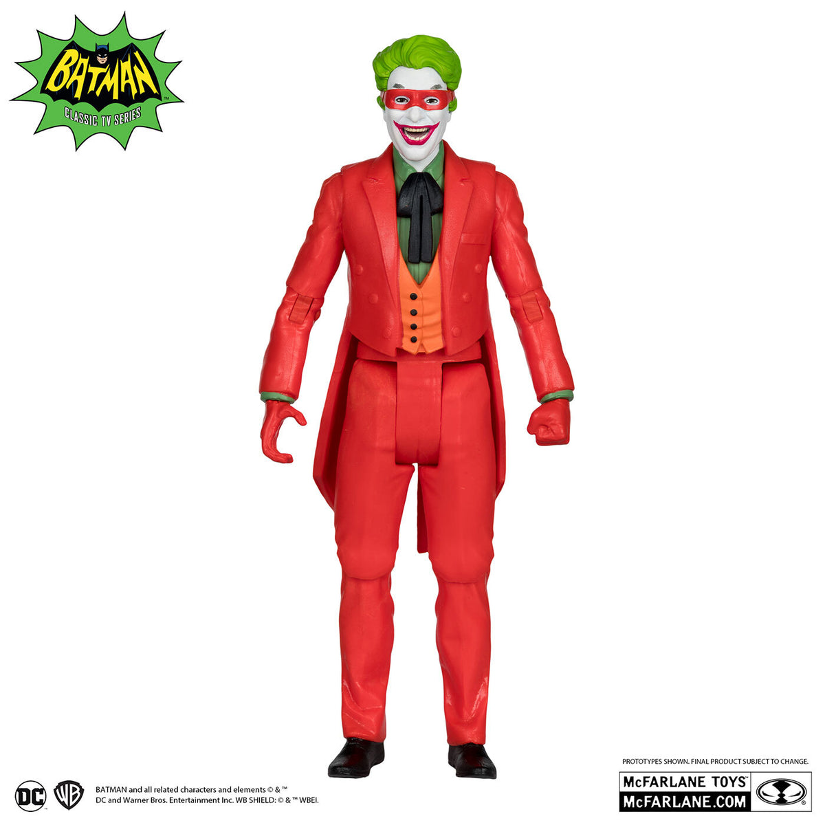 DCレトロ TVドラマ バットマン1966年 TVシリーズ #40 ジョーカー (マスク) 6インチ アクションフィギュア 国内版 未開封