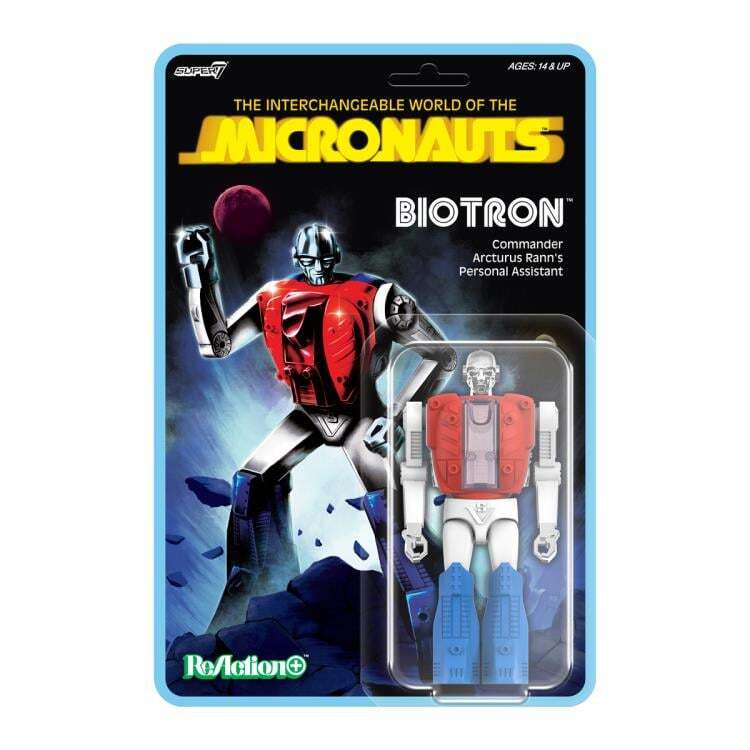 MICRONAUTS BIOTRON フィギュア　ロボットマン　ミクロマン　特撮 スーパー7 リ・アクション マイクロノーツ バイオトロン 3.75インチ