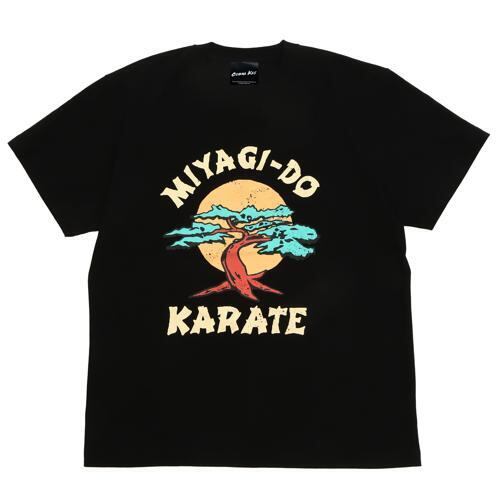 コブラ会 Cobra Kai ミヤギ道 MIYAGI-DO WAX ON WAX OFF 2023 Tシャツ ブラック